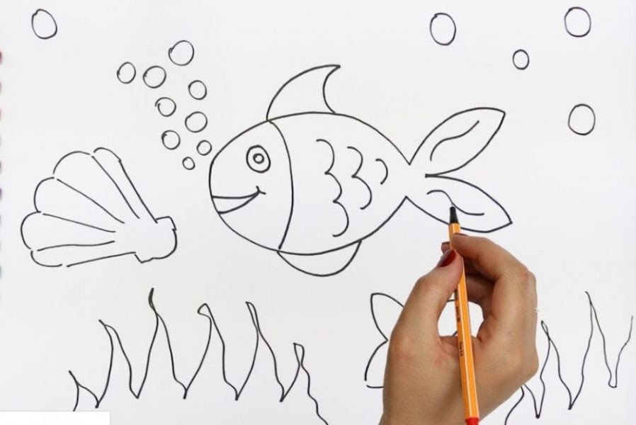 Detail Gambar Lukisan Ikan Koi Yg Mudah Ditiru Nomer 32