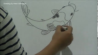 Detail Gambar Lukisan Ikan Koi Yg Mudah Ditiru Nomer 44