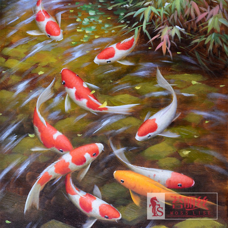 Detail Gambar Lukisan Ikan Koi Yg Mudah Ditiru Nomer 46
