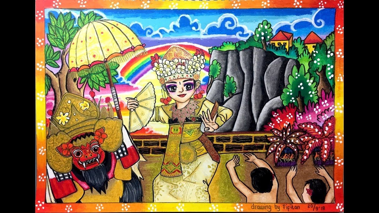 Gambar Lukisan Kebudayaan Indonesia - KibrisPDR