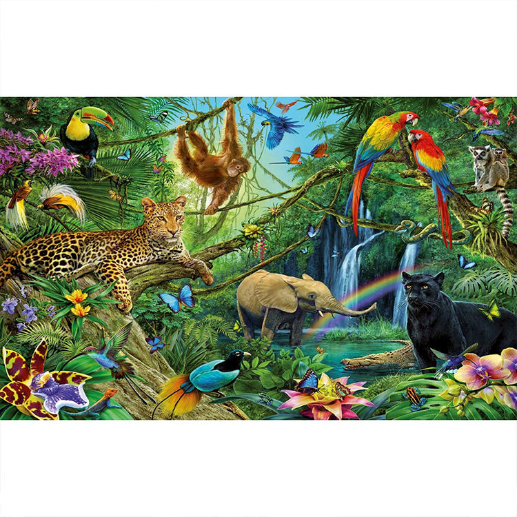 Detail Gambar Lukisan Kebun Binatang Nomer 23