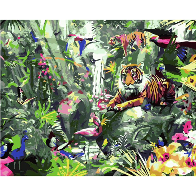 Detail Gambar Lukisan Kebun Binatang Nomer 52