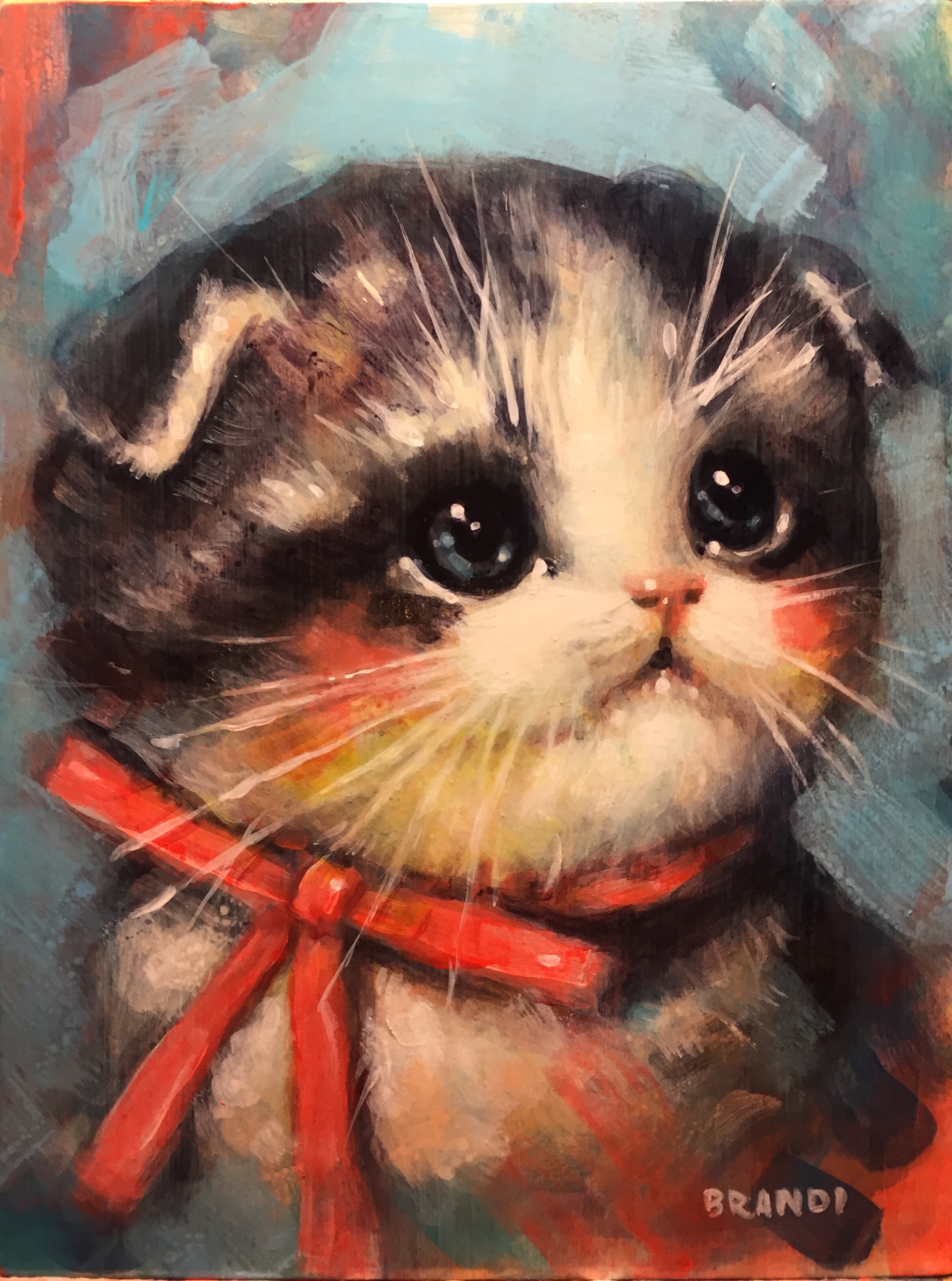 Detail Gambar Lukisan Kucing Nomer 13