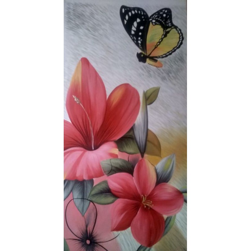 Detail Gambar Lukisan Kupu Kupu Dan Bunga Nomer 56