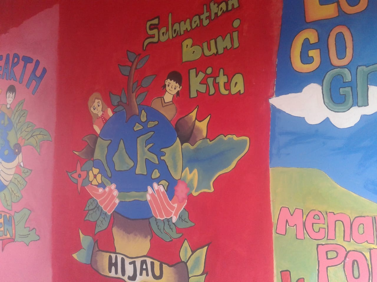 Detail Gambar Lukisan Lingkungan Sekolah Nomer 21