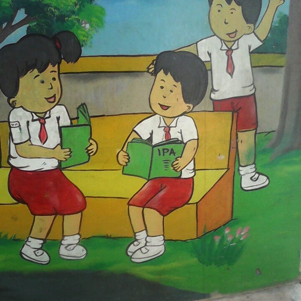 Detail Gambar Lukisan Lingkungan Sekolah Nomer 50