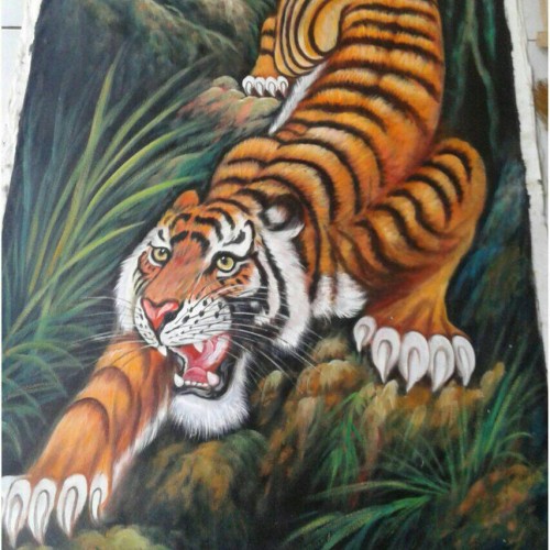 Gambar Lukisan Macan - KibrisPDR