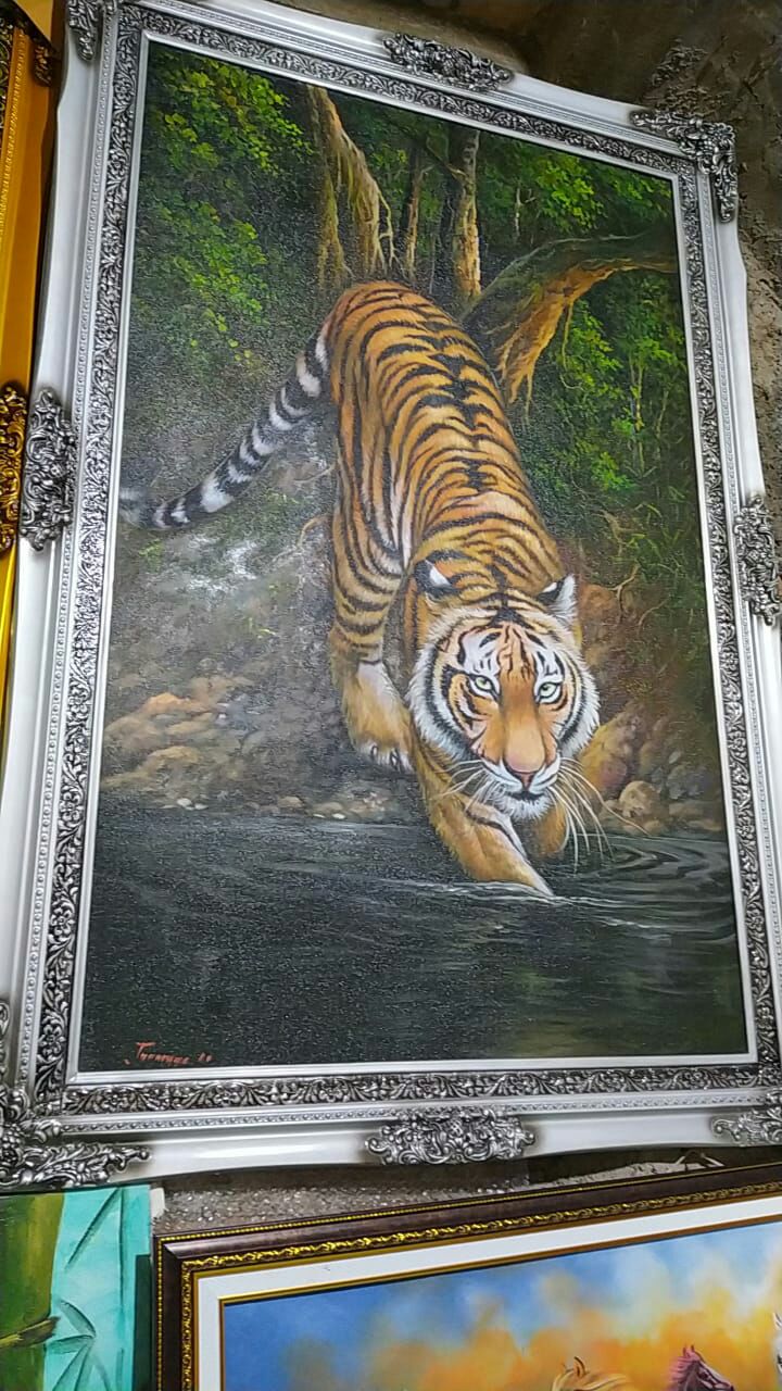 Detail Gambar Lukisan Macan Nomer 23