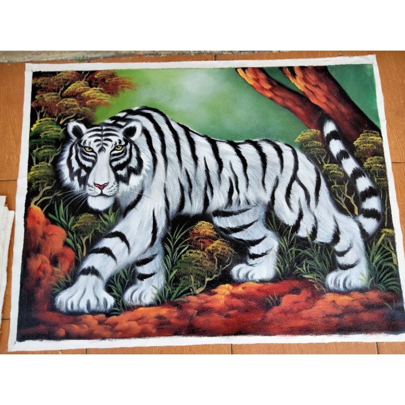 Detail Gambar Lukisan Macan Nomer 26