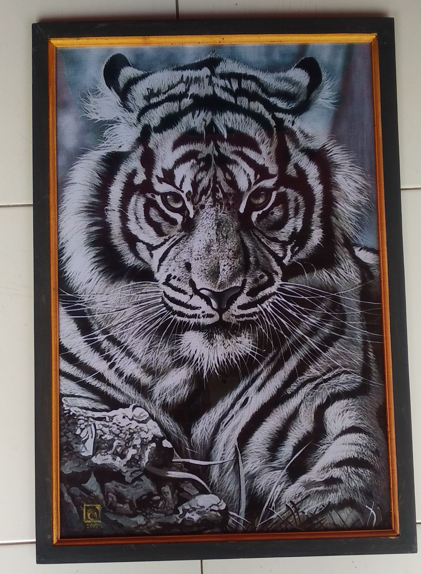 Detail Gambar Lukisan Macan Nomer 28