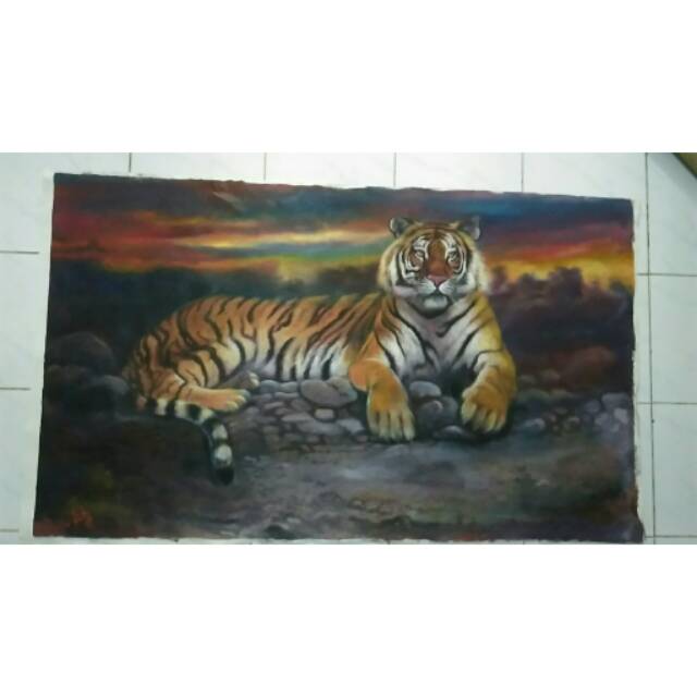 Detail Gambar Lukisan Macan Nomer 29