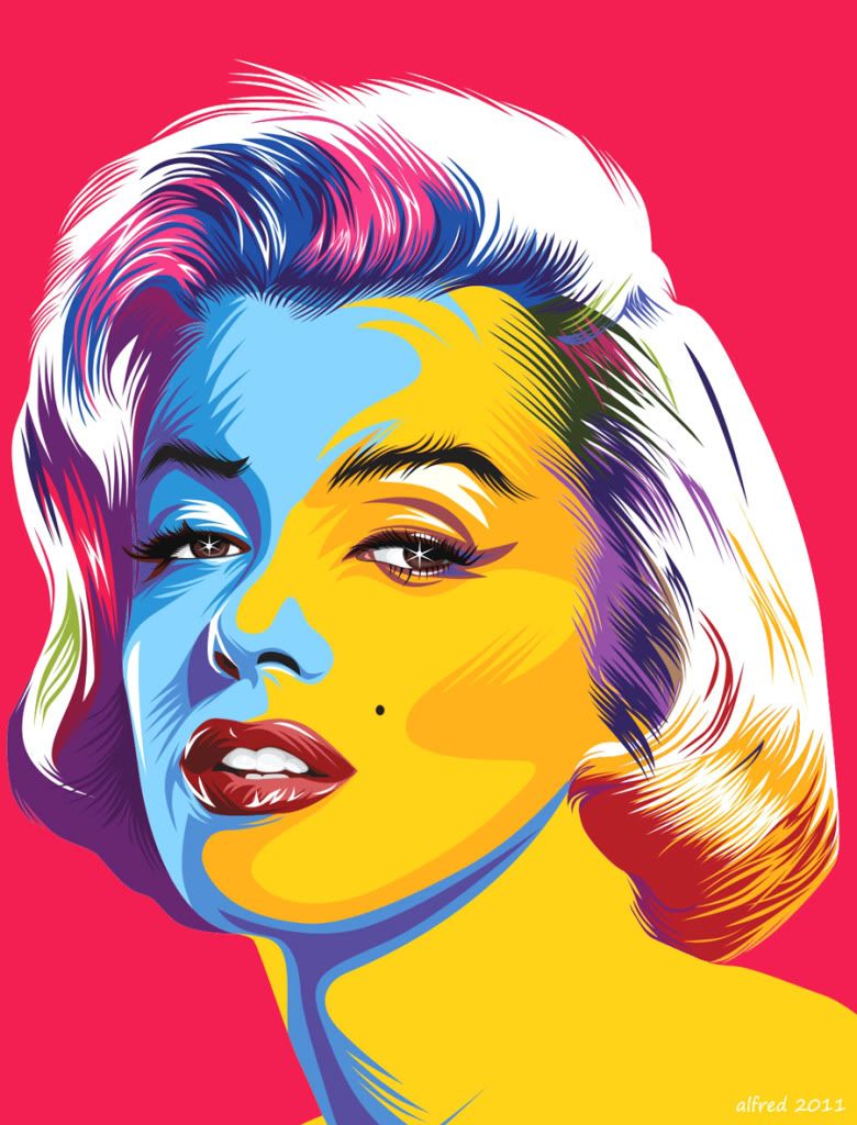 Gambar Lukisan Marilyn Monroe - KibrisPDR