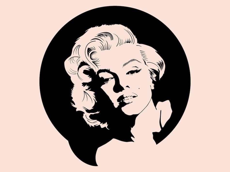 Detail Gambar Lukisan Marylin Monroe Nomer 20