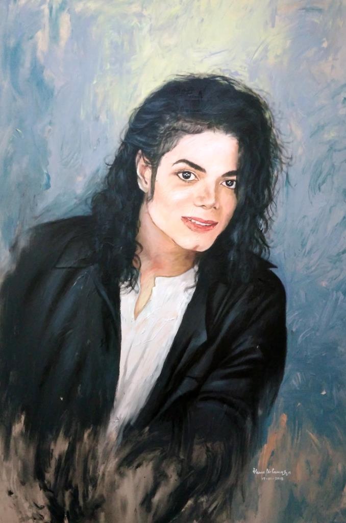 Gambar Lukisan Michael Jackson - KibrisPDR