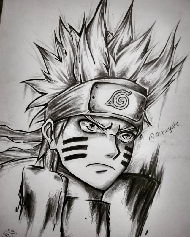 Detail Gambar Lukisan Naruto Nomer 54