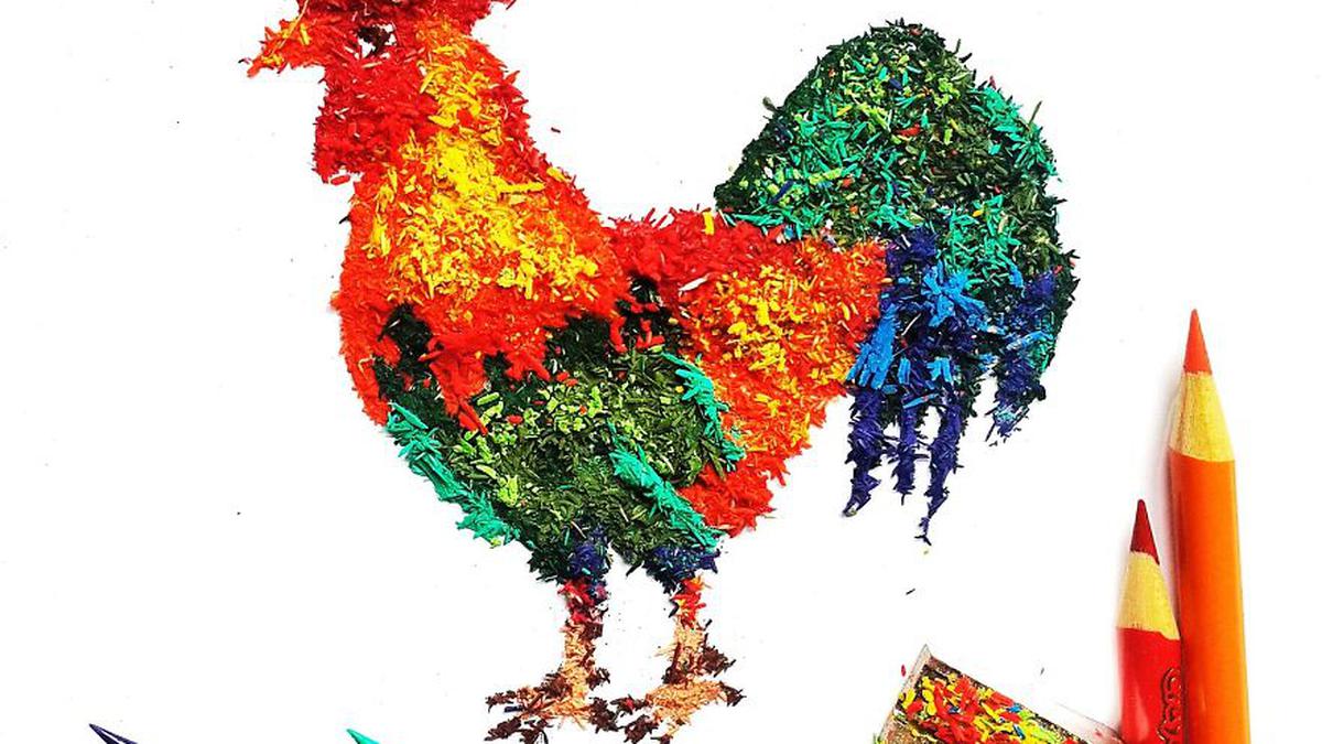 Detail Gambar Lukisan Orang Bawa Ayam Nomer 23