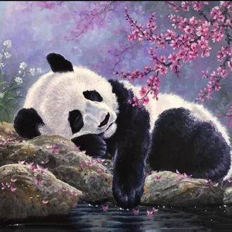 Gambar Lukisan Panda - 57+ Koleksi Gambar