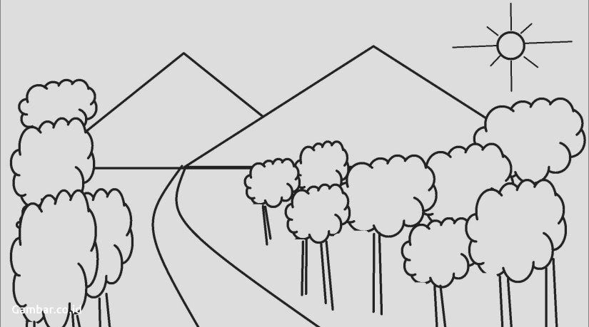 Detail Gambar Lukisan Pedesaan Yang Mudah Tanpa Gunung Nomer 39