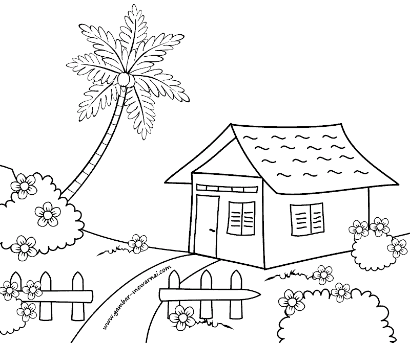 Detail Gambar Lukisan Rumah Nomer 11