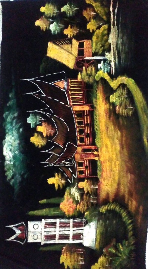 Detail Gambar Lukisan Rumah Gadang Nomer 32