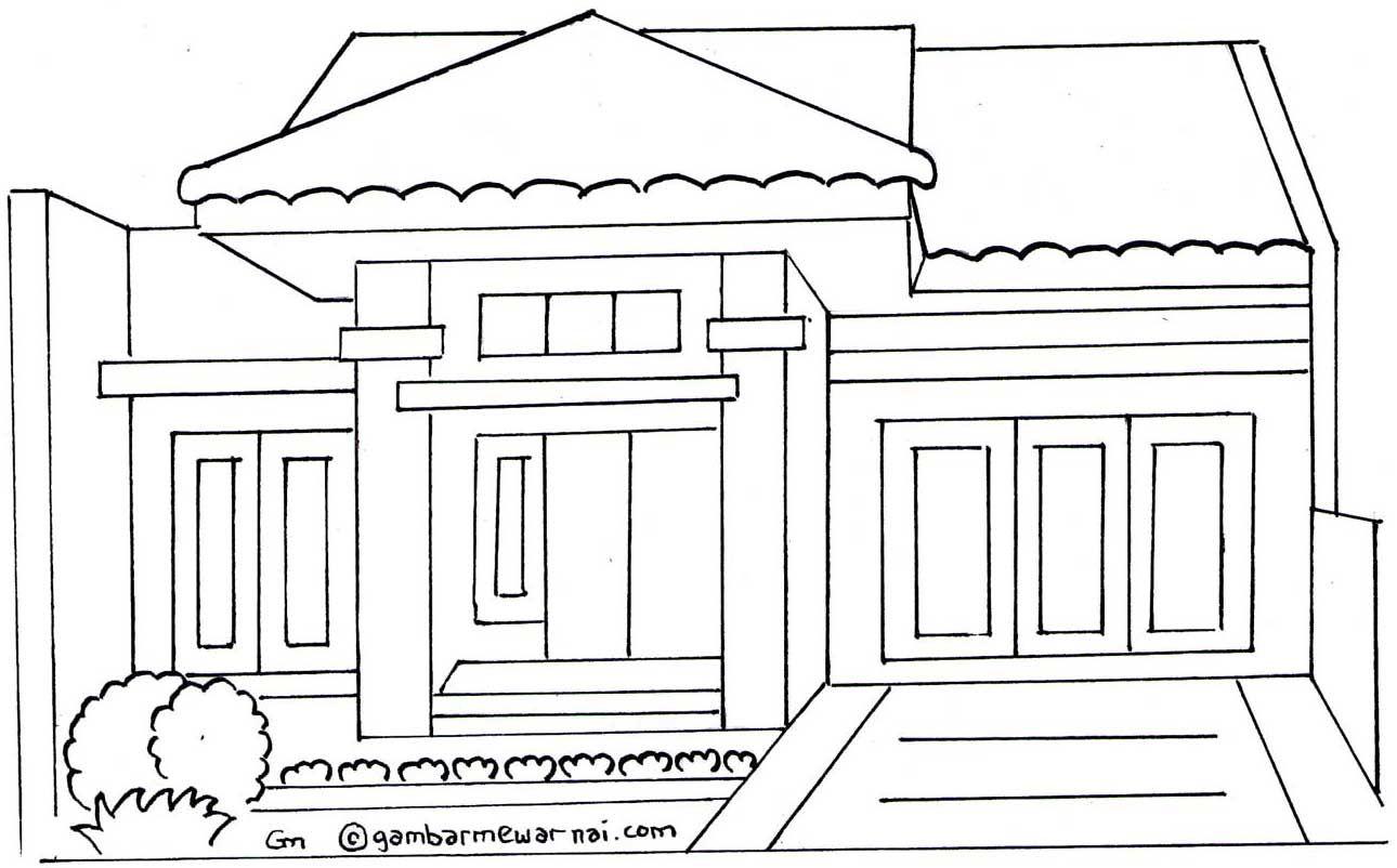 Detail Gambar Lukisan Rumah Sederhana Nomer 24