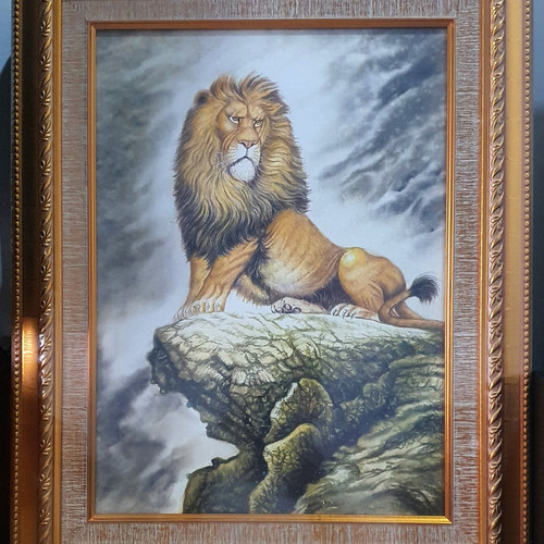 Detail Gambar Lukisan Singa Nomer 11
