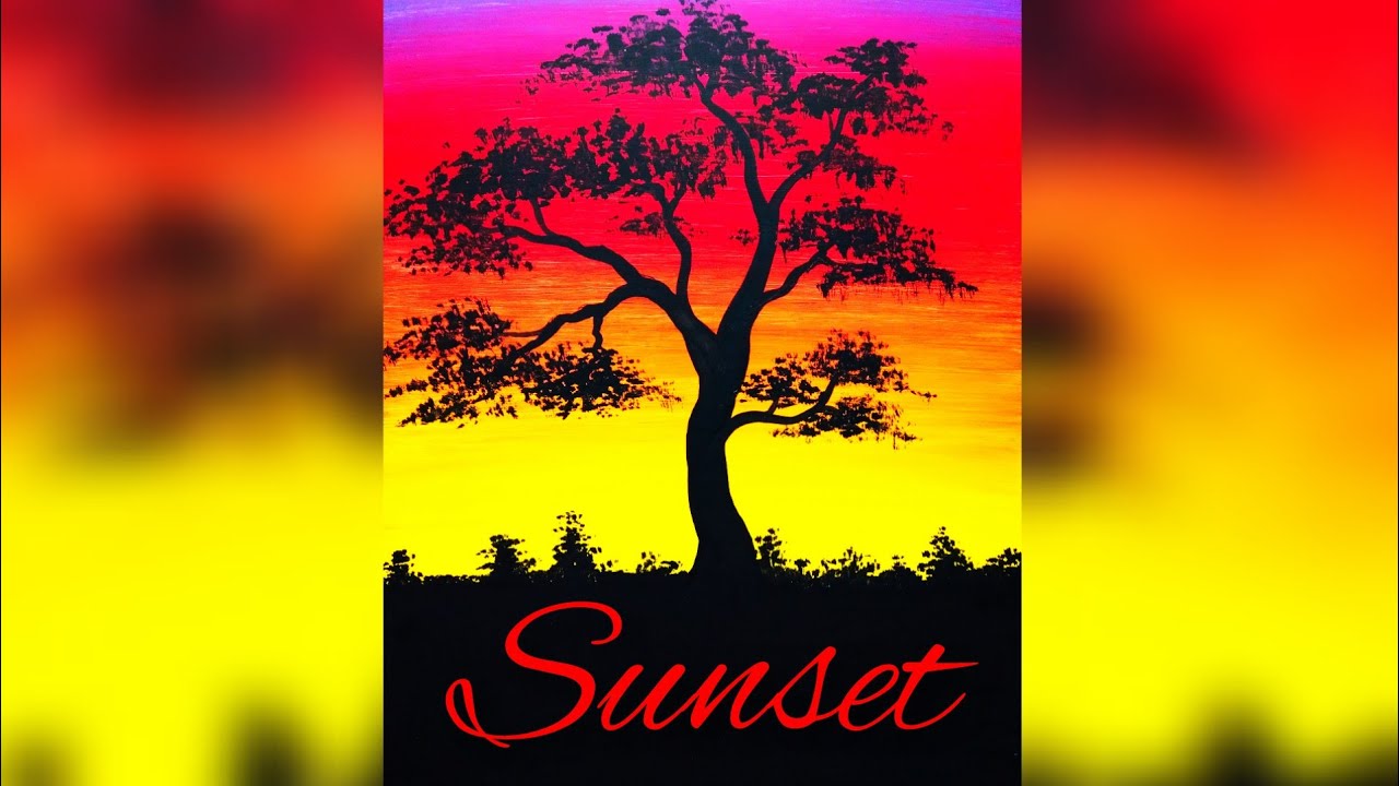 Detail Gambar Lukisan Sunset Nomer 36