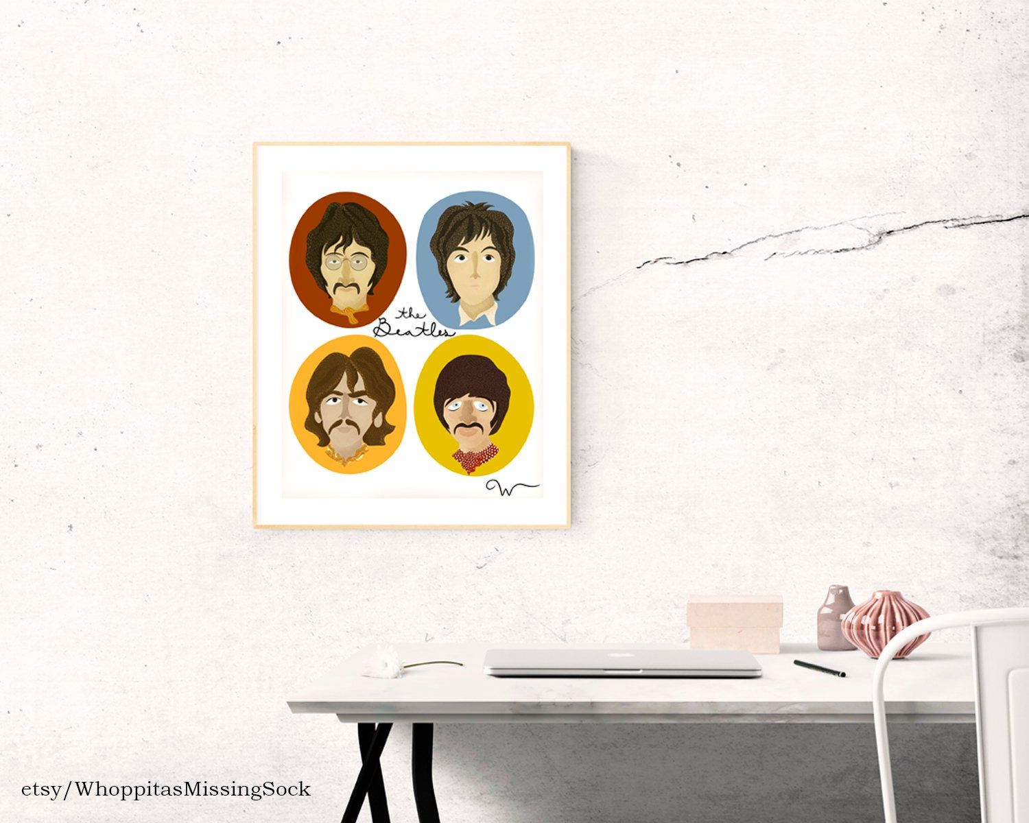 Detail Gambar Lukisan The Beatles Nomer 30