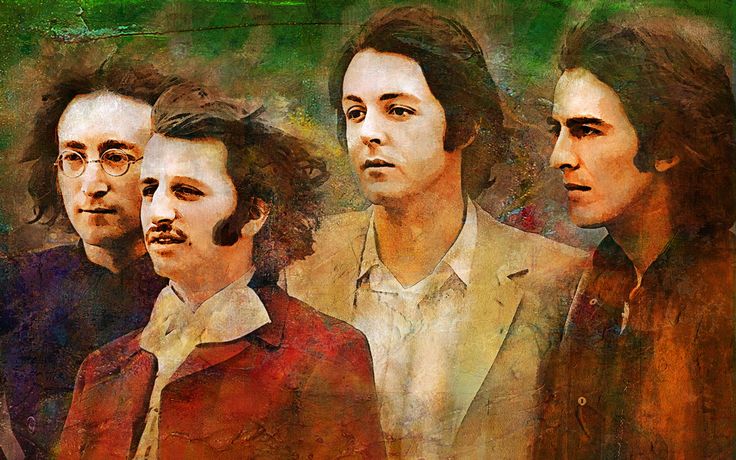 Detail Gambar Lukisan The Beatles Nomer 4