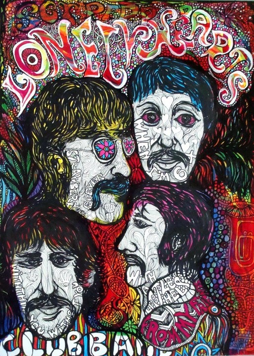Detail Gambar Lukisan The Beatles Nomer 36