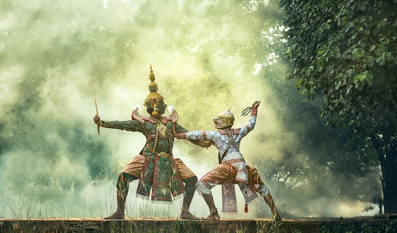 Detail Gambar Lukisan Wayang Orang Nomer 18