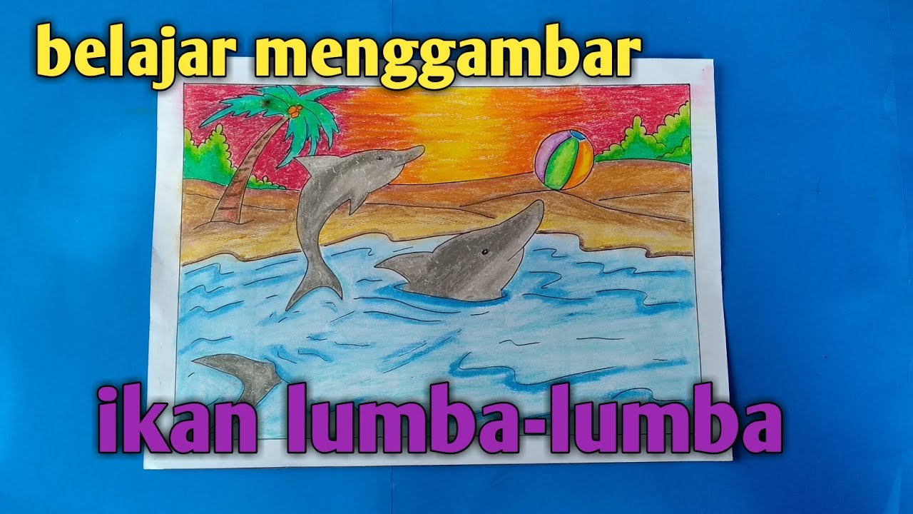 Detail Gambar Lumba Lumba Mewarnai Nomer 37