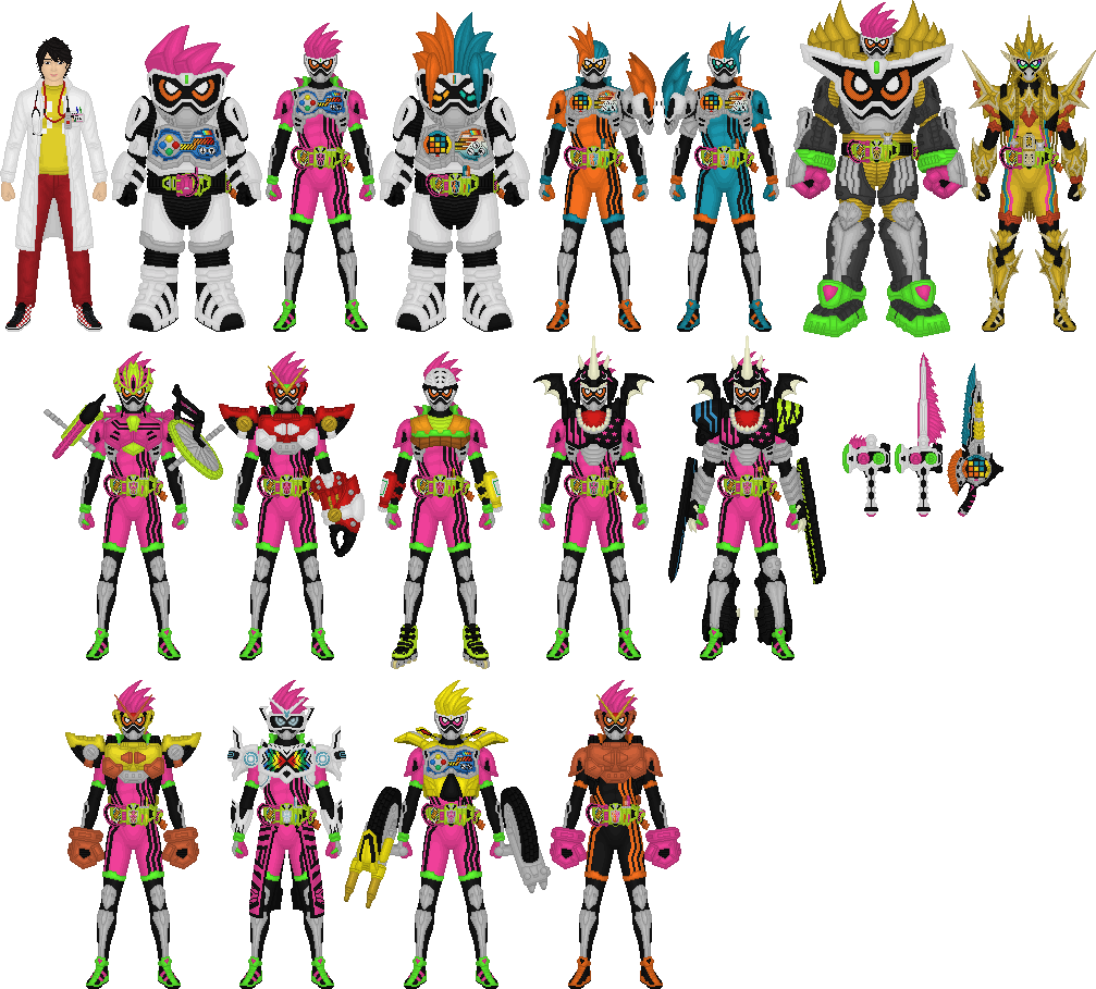 Detail Gambar M Kamen Rider Ex Aid Nomer 19