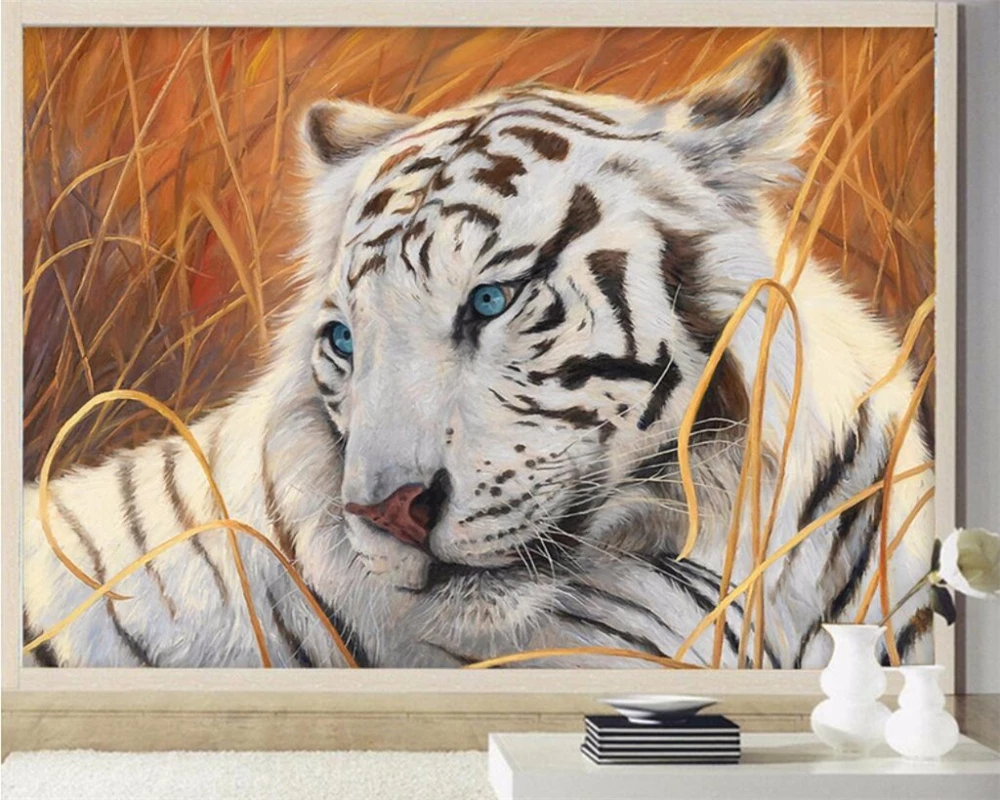 Detail Gambar Macan Putih Marah 3d Nomer 36