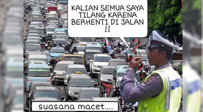 Detail Gambar Macet Lucu Nomer 13