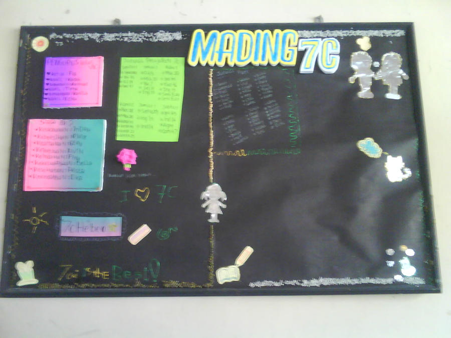 Detail Gambar Mading Kelas Nomer 9