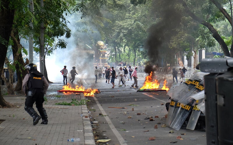 Detail Gambar Mahasiswa Sumut Unjuk Rasa Nomer 30