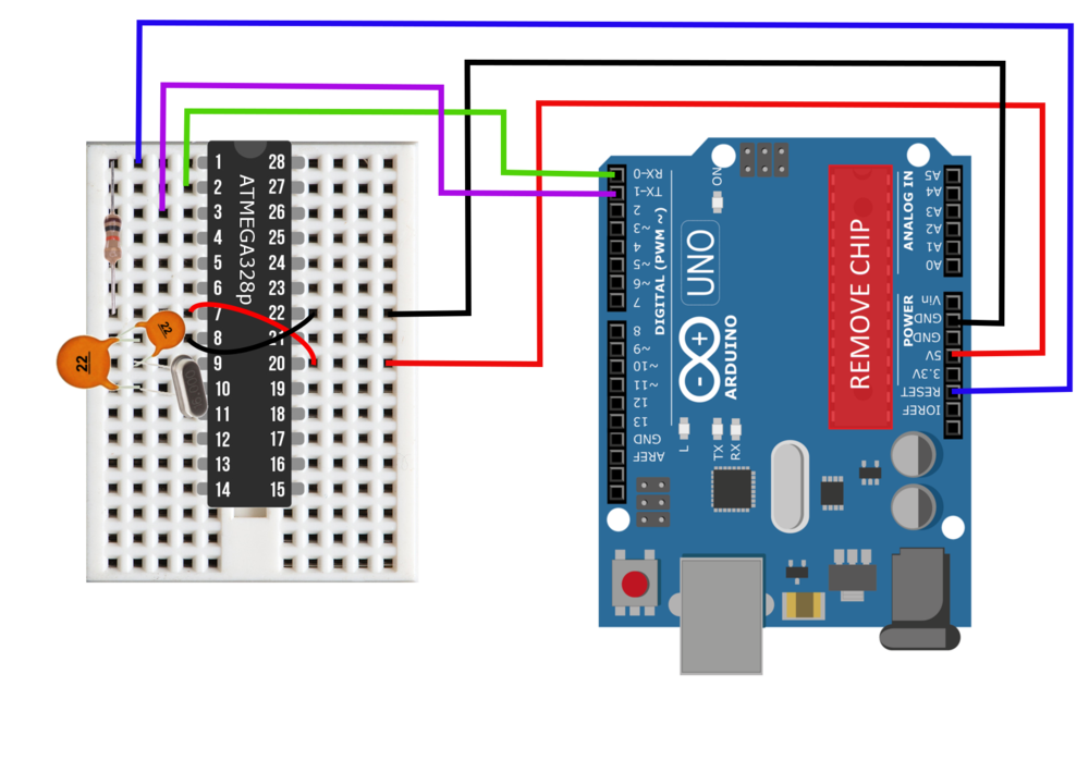 Atmega328 Circuit - KibrisPDR
