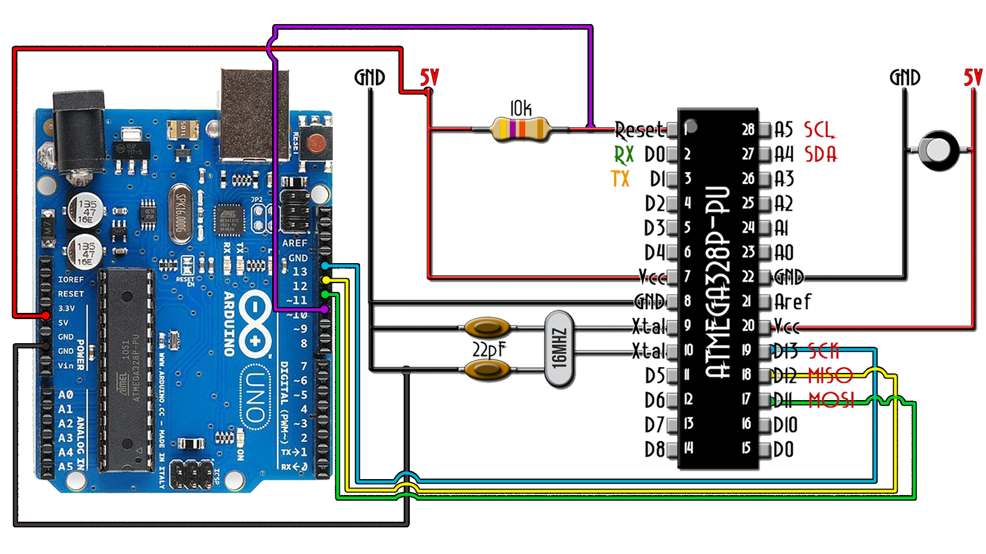 Detail Atmega328 Circuit Nomer 26