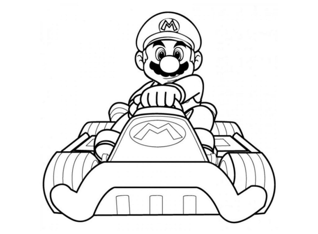 Detail Ausmalbilder Mario Kart 8 Deluxe Nomer 6