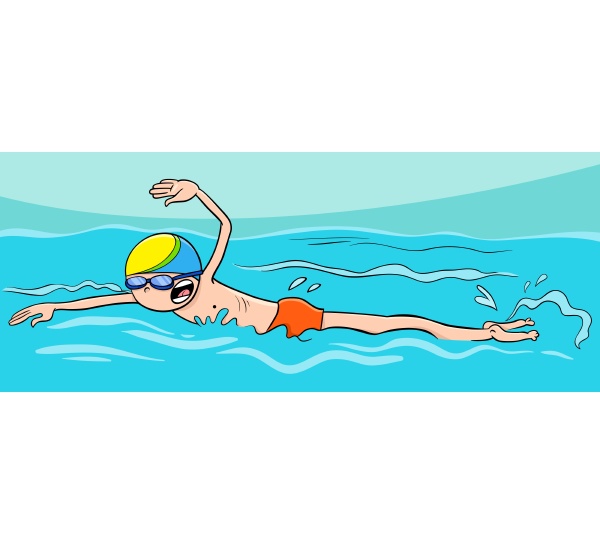 Detail Bild Schwimmen Cartoon Nomer 13