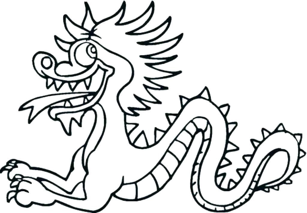 Detail Chinesischer Drache Ausmalbild Nomer 8