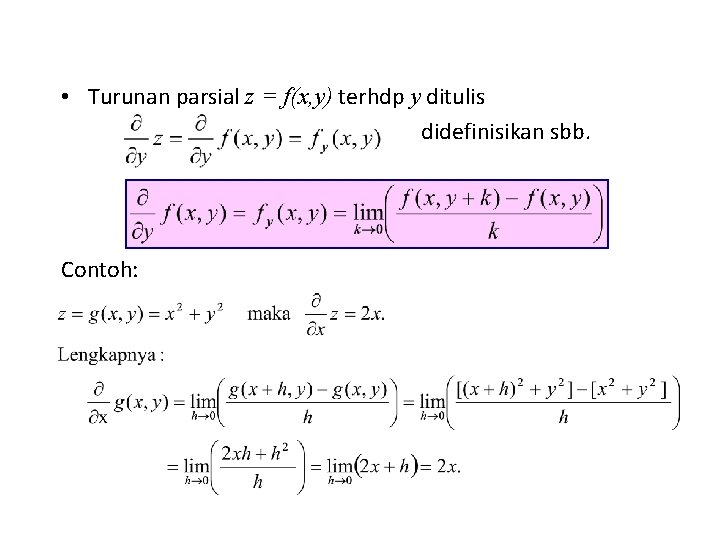 Detail Contoh Soal Turunan Parsial Nomer 20