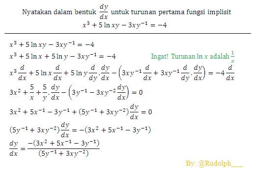 Detail Contoh Soal Turunan Parsial Dan Penyelesaiannya Nomer 13