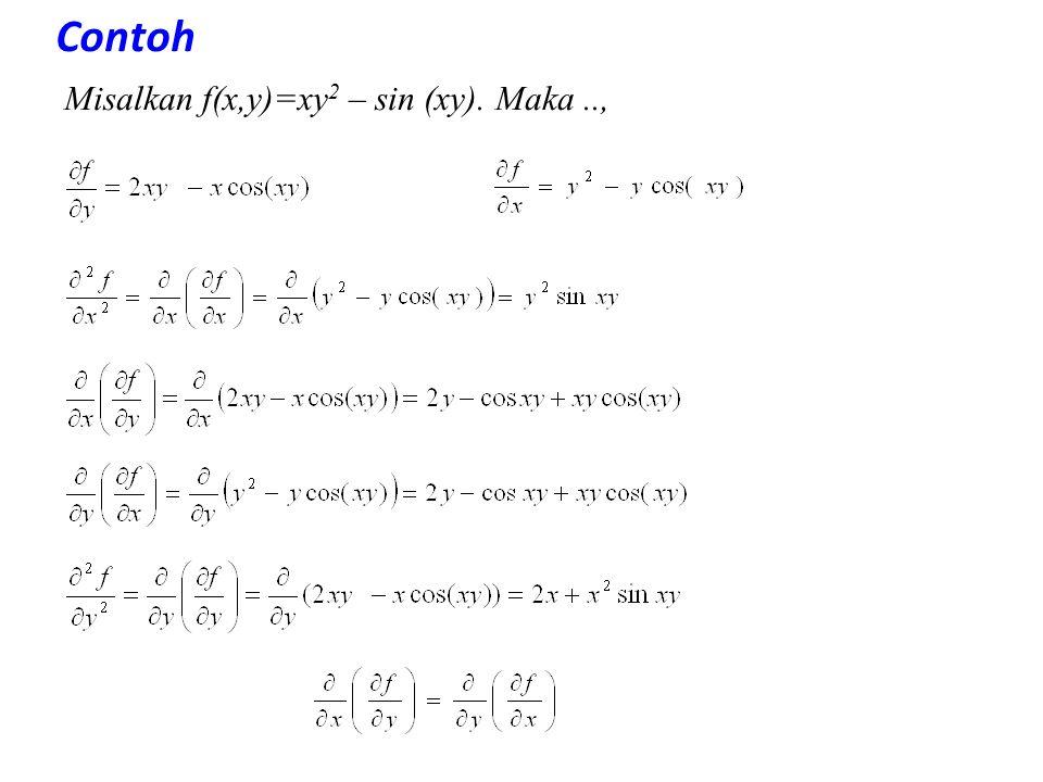 Detail Contoh Soal Turunan Parsial Dan Penyelesaiannya Nomer 4
