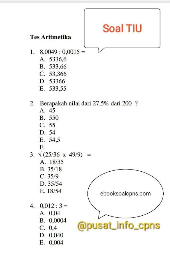 Detail Contoh Soal Twk Nomer 17