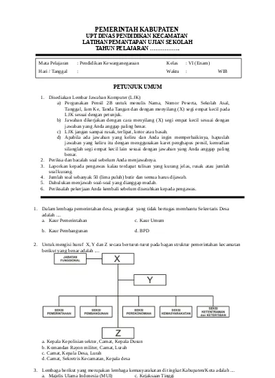 Detail Contoh Soal Uasbn Nomer 21