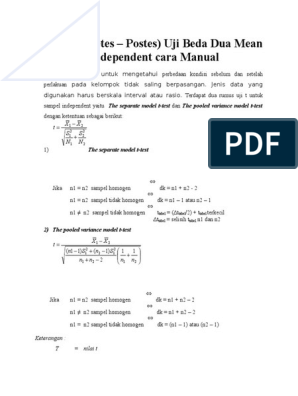 Detail Contoh Soal Uji T Nomer 46