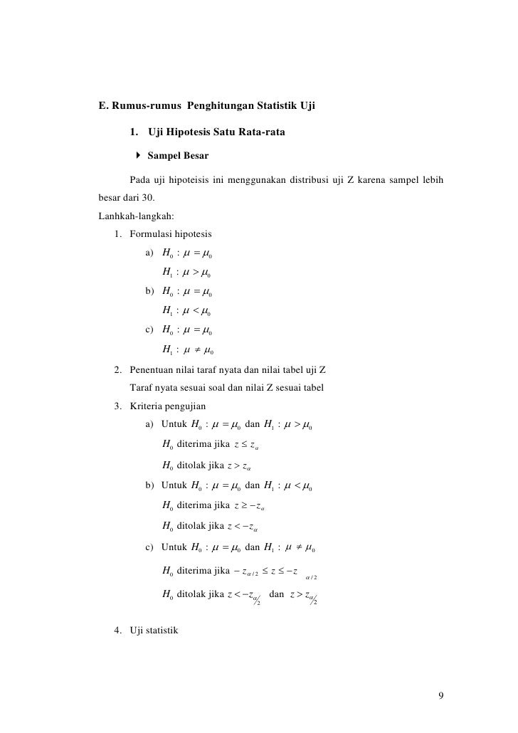 Detail Contoh Soal Uji Z Nomer 28