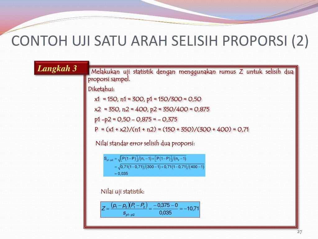 Detail Contoh Soal Uji Z Nomer 48